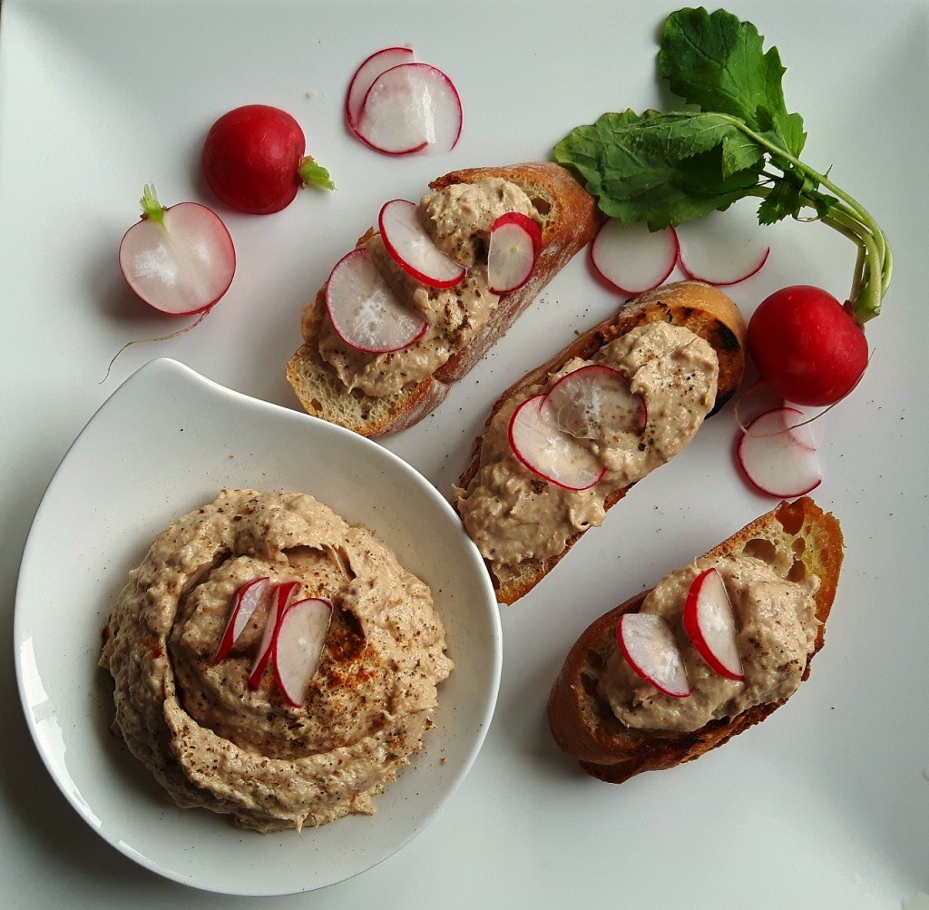 The simply beautiful, Tuna Mousse with Harissa powder